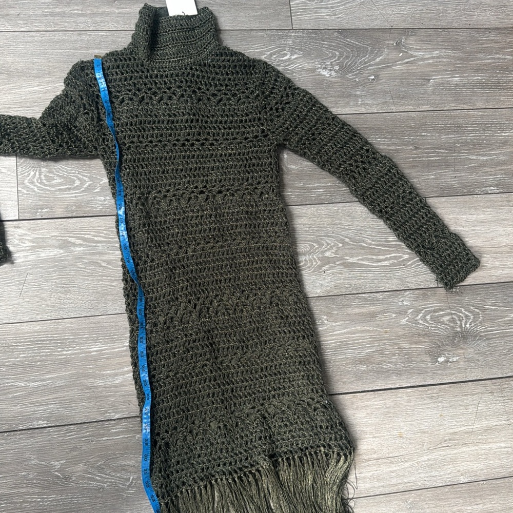 🆕 2025 ZARA FRINGED CROCHET DRESS - Picture 9 of 11